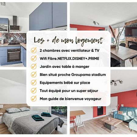 Comfort And Tranquility Near Lyon And Groupama Stadium, 4 Personnes Meyzieu Ngoại thất bức ảnh