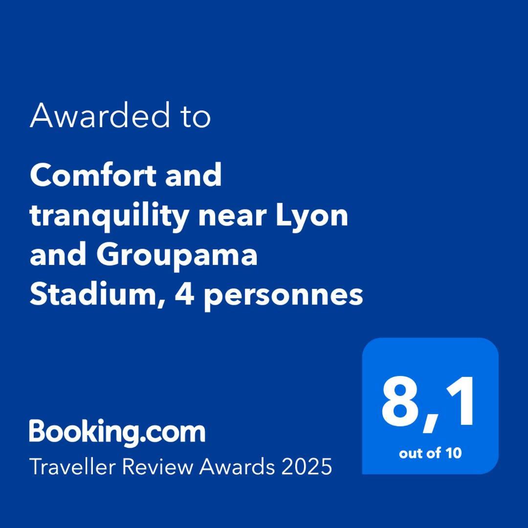 Comfort And Tranquility Near Lyon And Groupama Stadium, 4 Personnes Meyzieu Ngoại thất bức ảnh
